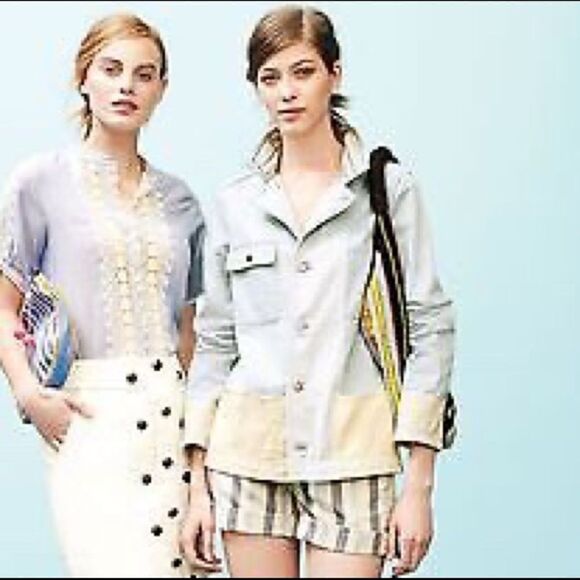 Anthropologie Jackets & Blazers - Anthro Holding Horse Patchwork Denim Jacket